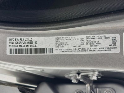 2022 RAM 1500 Rebel