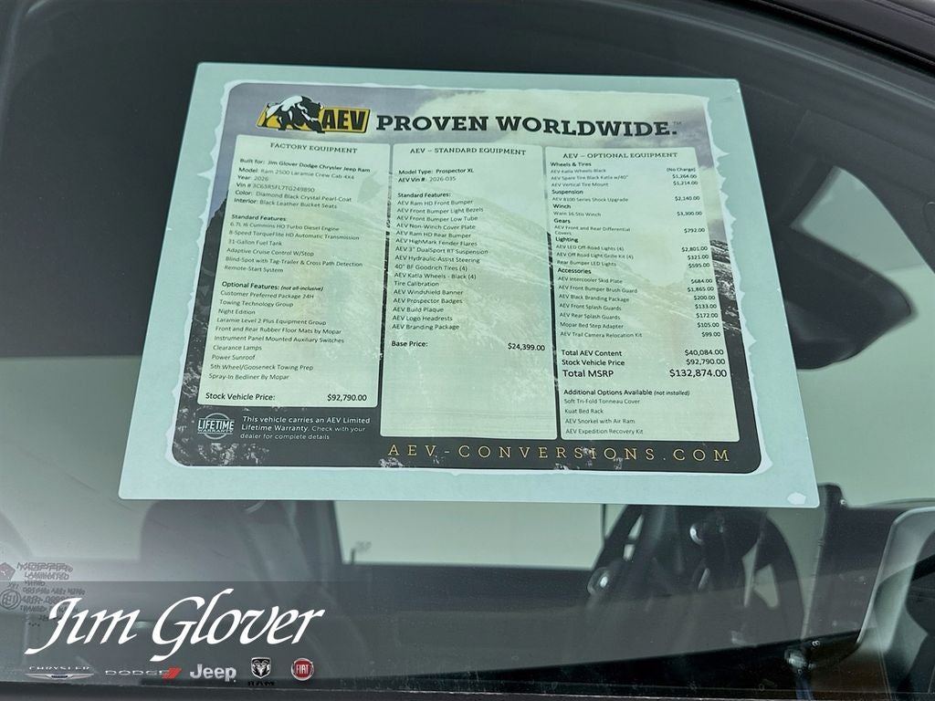 2026 RAM 2500 RAM 2500 LARAMIE CREW CAB 4X4 6'4' BOX