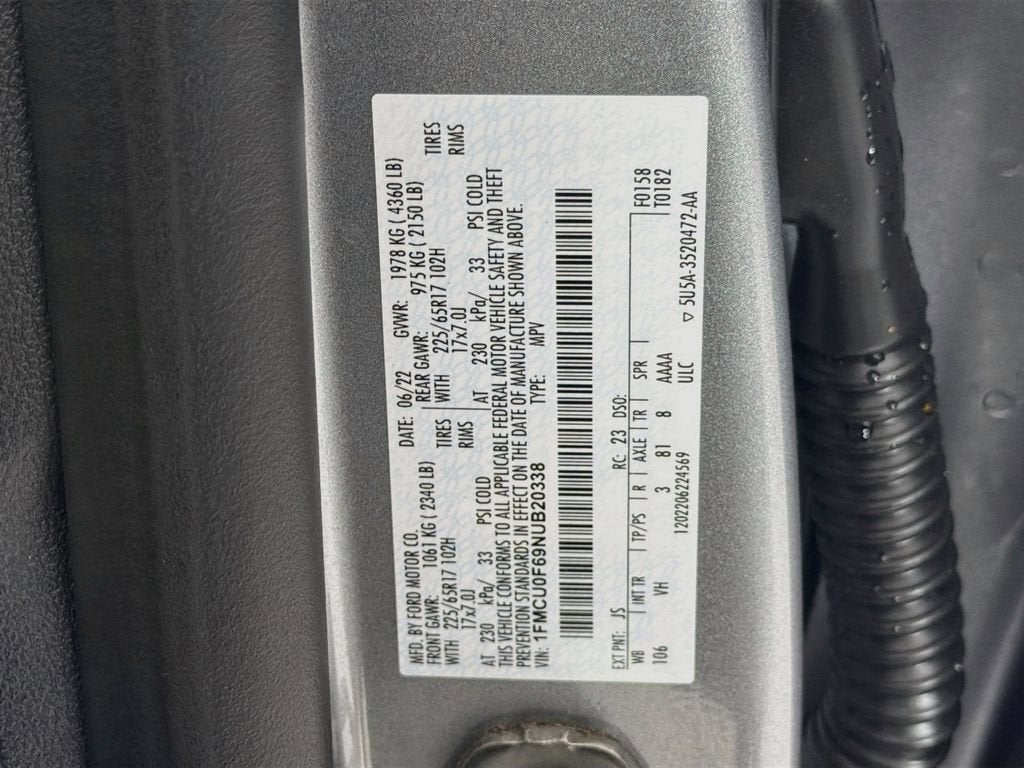 2022 Ford Escape S