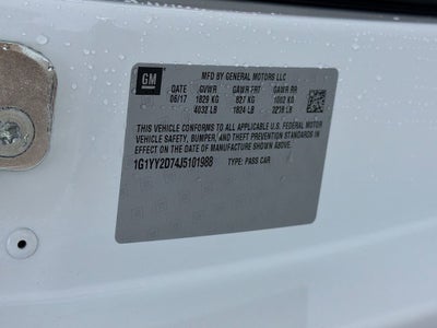2018 Chevrolet Corvette Grand Sport Grand Sport 2LT