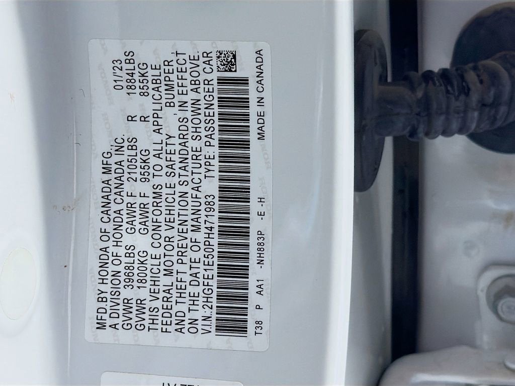 2023 Honda Civic Si Manual