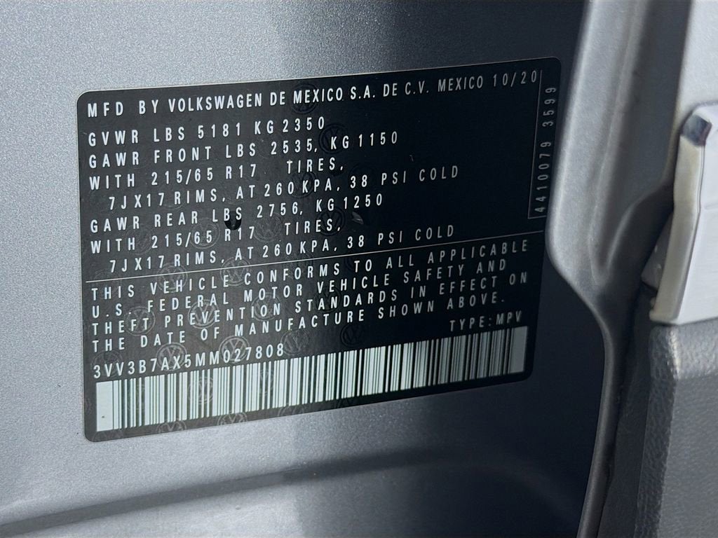 2021 Volkswagen Tiguan SE