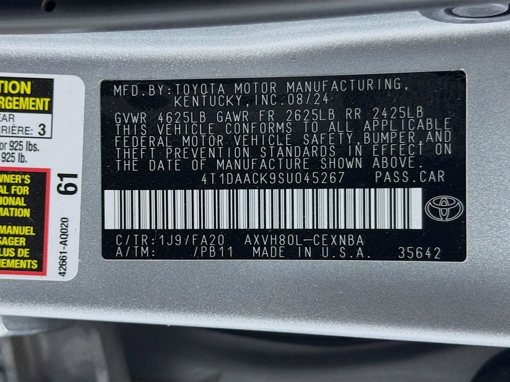 2025 Toyota Camry LE