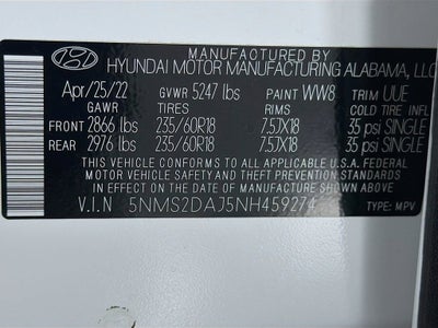 2022 Hyundai Santa Fe SEL