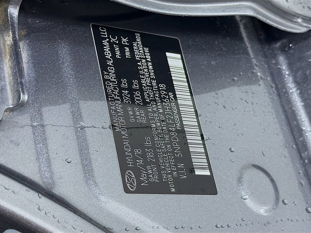 2018 Hyundai Elantra SEL