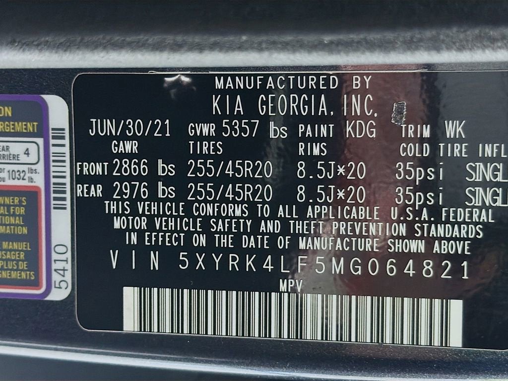 2021 Kia Sorento SX Prestige