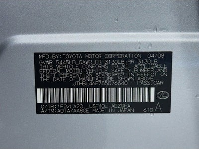 2008 Lexus LS 460 4dr Sdn