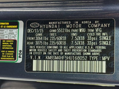 2017 Hyundai Santa Fe SE